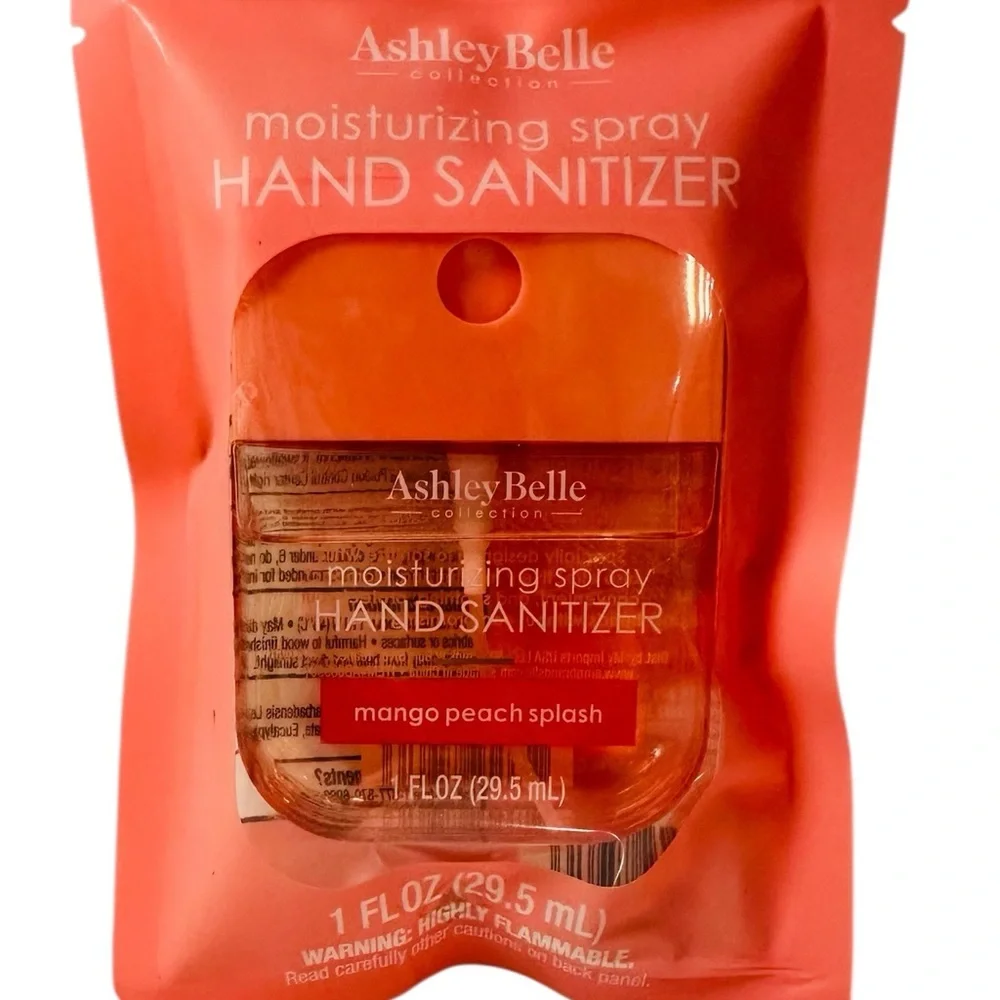 Ashley Belle Mango Peach Splash Moisturizing Hand Sanitizer Spray